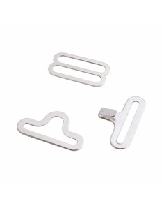 Set di 100 fermagli a farfalla - Argento 2