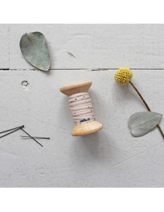 Cordoncino in viscosa Twig Blush al metro - Atelier Brunette