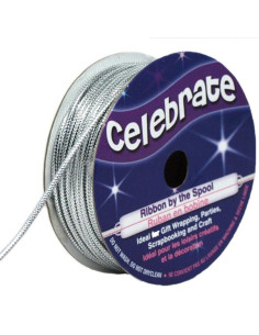 Cordoncino lurex Celebrate argento - 1,6 mm x 8 metri
