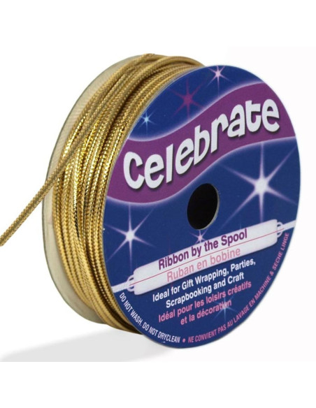 Cordoncino lurex Celebrate oro - 1,6 mm x 8 metri