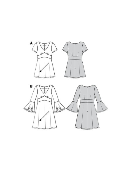 Modello di abito - Burda 6205