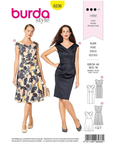 Modello di abito - Burda 6236