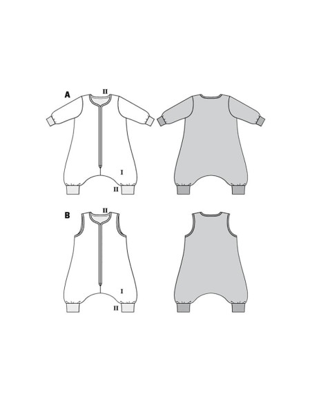 Modello di sacco nanna - Burda 9298
