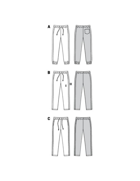 Modello di pantaloni - Burda 9300