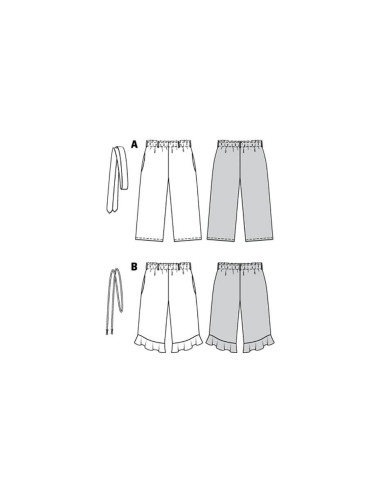 Modello di pantaloni - Burda 9302