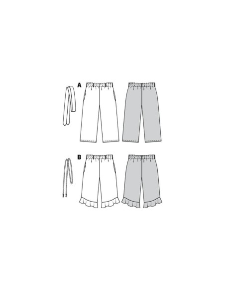 Modello di pantaloni - Burda 9302
