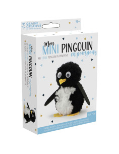 Kit pompon - Il mio mini pinguino