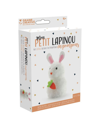 Kit pompon - Il mio piccolo coniglietto