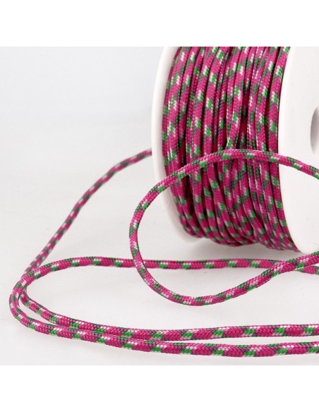 Cordone multicolore sport - Fucsia, rosa e verde