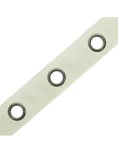 Fascia con occhielli canna di fucile - Lino