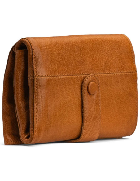 Custodia in pelle per aghi circolari Muud Stockholm - Whisky