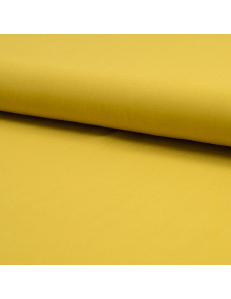 Tessuto popeline di viscosa - Giallo ocra