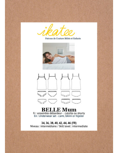 Modello di lingerie femminile Belle - Ikatee