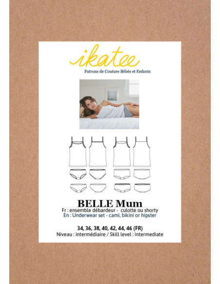 Modello di lingerie femminile Belle - Ikatee