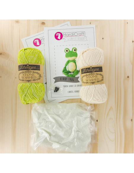 Kit per uncinetto - Vinny la rana