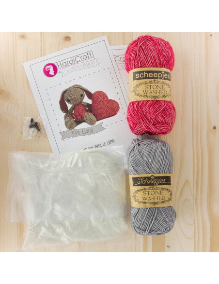 Kit per uncinetto - Pippa la coniglietta