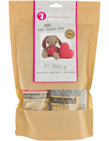 Kit per uncinetto - Pippa la coniglietta