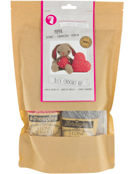 Kit per uncinetto - Pippa la coniglietta