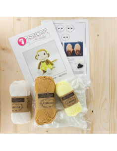 Kit per uncinetto - Nikki la scimmia 2