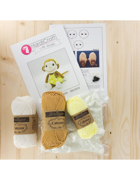 Kit per uncinetto - Nikki la scimmia
