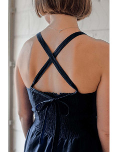 Nastro elastico arricciato per smock - Nero 2