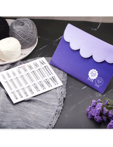 Set di ferri circolari KnitPro Deluxe Nova Metal