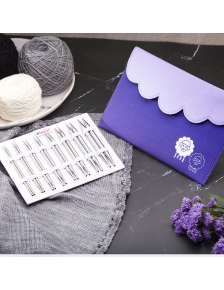 Set di ferri circolari KnitPro Deluxe Nova Metal