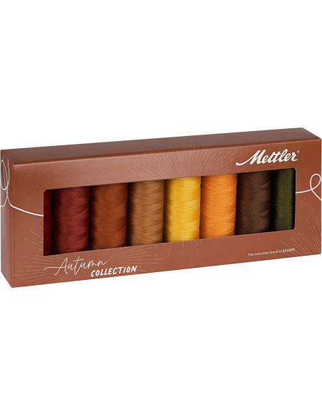 Set di 8 fili da cucito in poliestere 200m Autumn Mettler ®