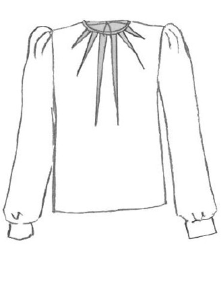 Modello di abito, camicetta Zénith - Maison Fauve