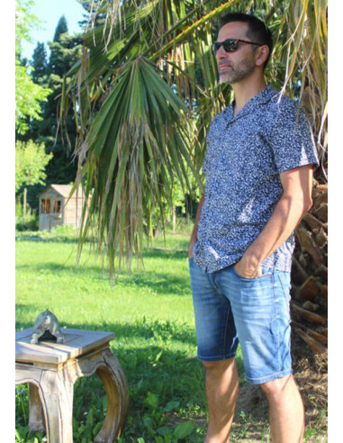 Modello di camicia a maniche corte da uomo Le Surfeur - Les BG