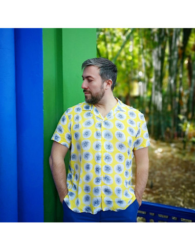 Modello di camicia a maniche corte da uomo Le Surfeur - Les BG