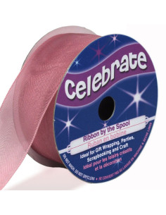 Nastro organza Celebrate rosa antico - 25 mm x 5 m