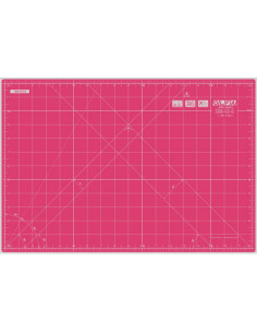 Tappetino da taglio patchwork Olfa 30 x 45 cm - Rosa 2