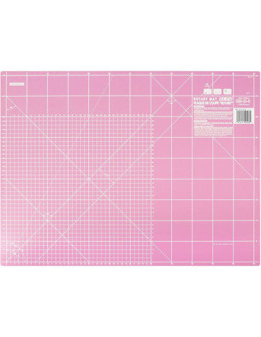Tappetino da taglio patchwork Olfa 45 x 60 cm - Rosa