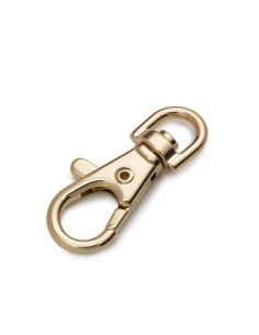Moschettone in metallo 7 x 38 mm - Nuovo oro 2