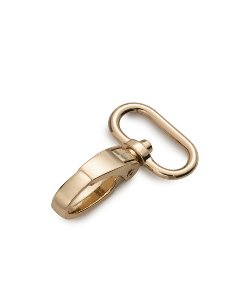 Moschettone in metallo 25 x 45 mm - Nuovo oro
