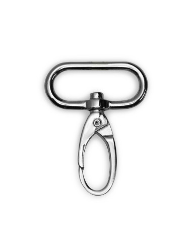 Moschettone in metallo 30 x 45 mm - Argento