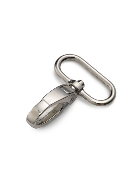 Moschettone in metallo 30 x 45 mm - Argento