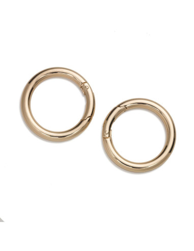 Moschettoni ad anello per borse - Nuovo oro