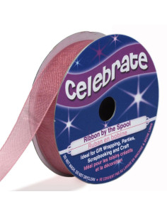 Nastro organza Celebrate rosa antico - 12 mm x 6 m