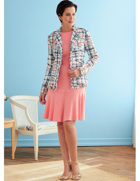 Modello di giacca, abito, top e gonna - Butterick 6738