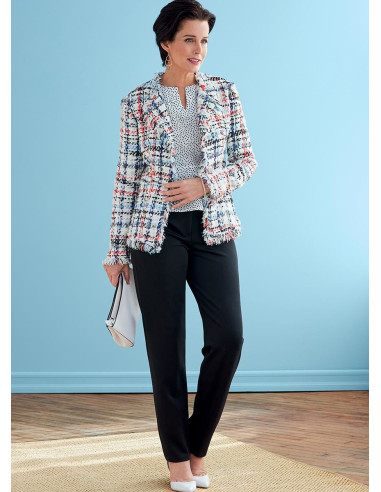Modello di giacca, abito, top e gonna - Butterick 6738