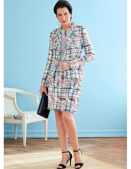 Modello di giacca, abito, top e gonna - Butterick 6738