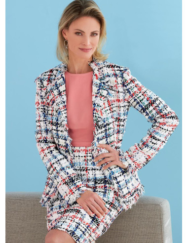 Modello di giacca, abito, top e gonna - Butterick 6738