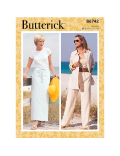 Modello di gonna, pantaloncini e pantaloni - Butterick 6742