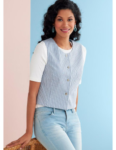 Modello di gilet - Butterick 6745