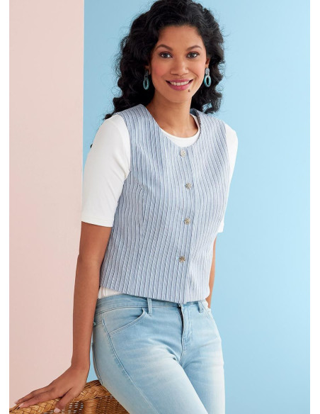 Modello di gilet - Butterick 6745