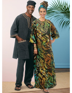 Modello di tunica, caftano, pantaloni, cappello e turbante - Butterick 6748