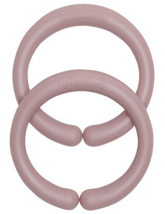 Anelli di sospensione in silicone 60 mm per accessori per bambini - Rosa vintage
