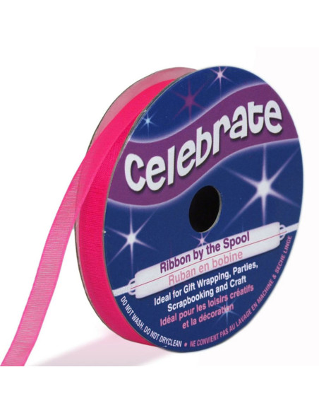 Nastro organza Celebrate fucsia - 6 mm x 8 m